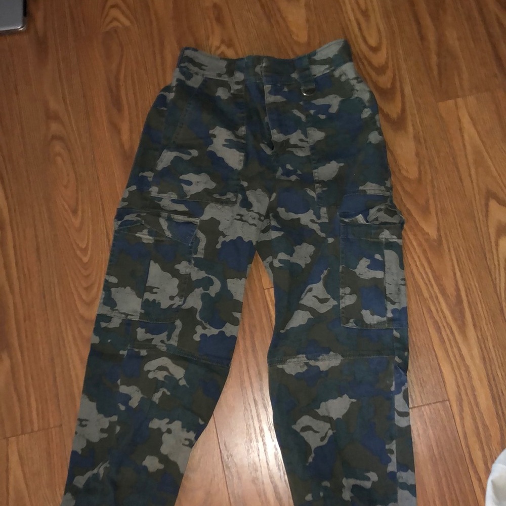 Camo cargo pants